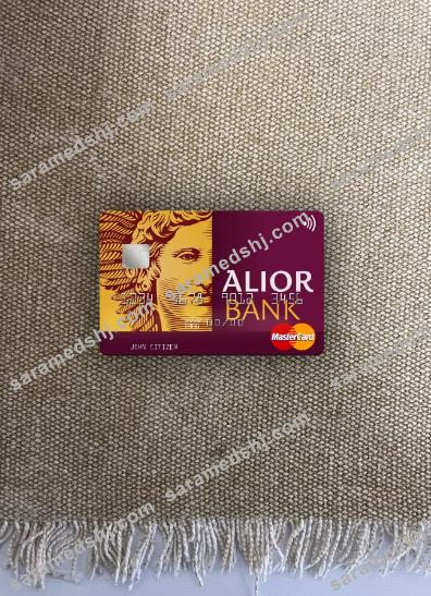 Poland Alior Bank mastercard photolook front